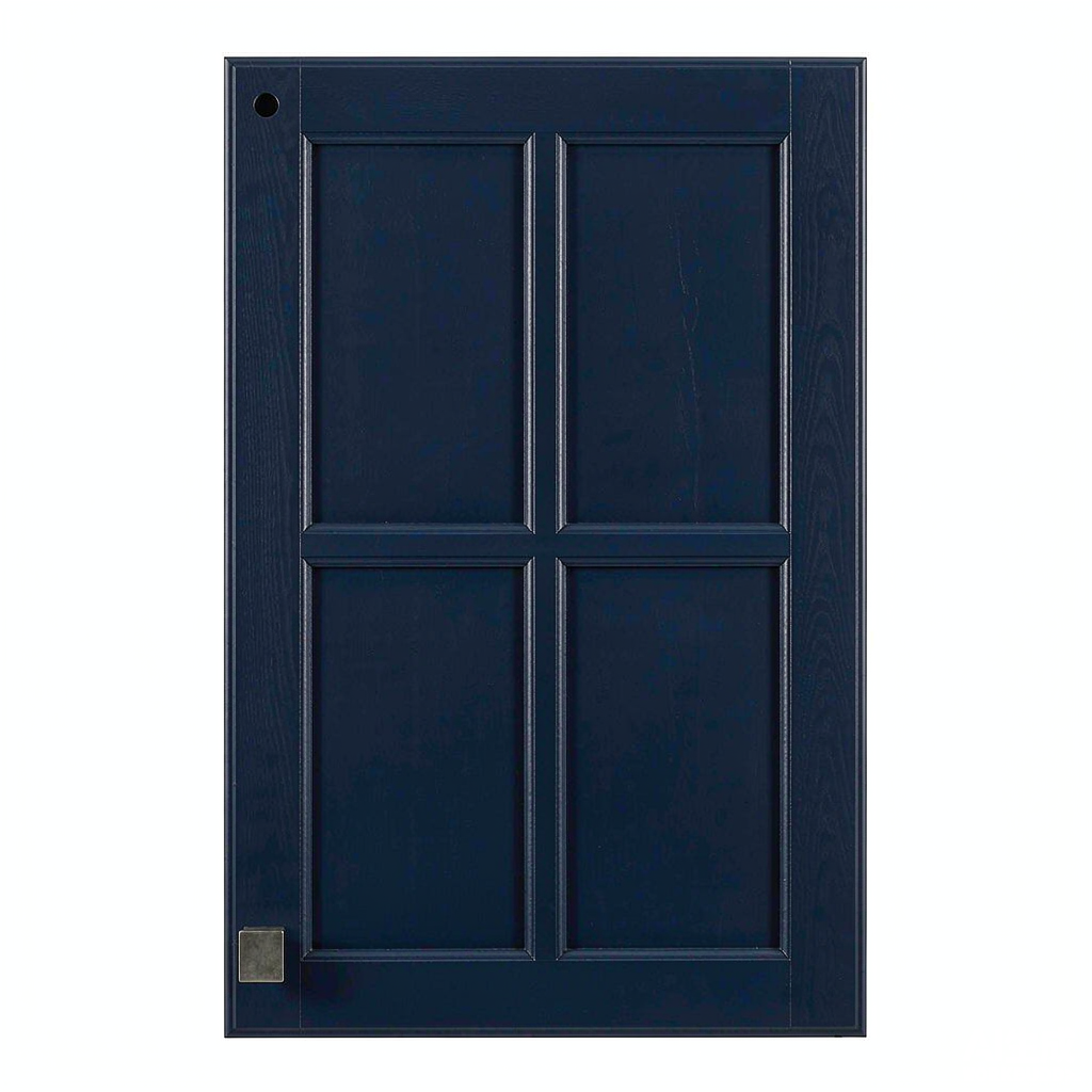 Navy Blue Shaker Cabinet Door